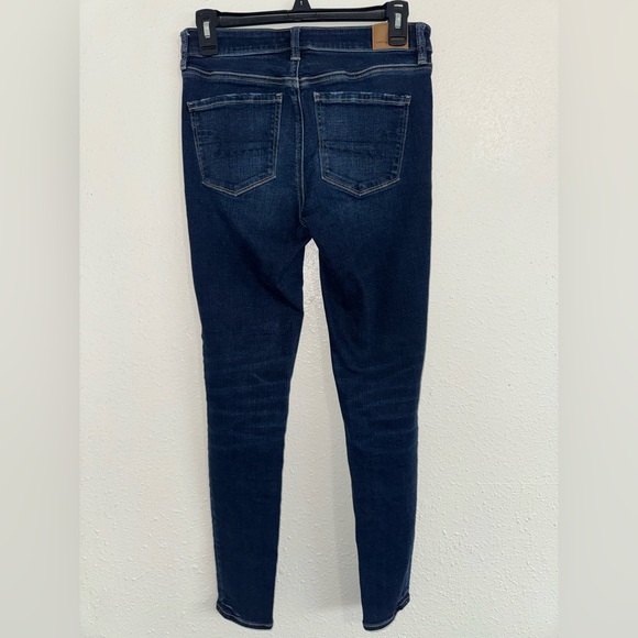 American Eagle Outfitters Dark Blue Skinny Jeans - Picture 2 of 3